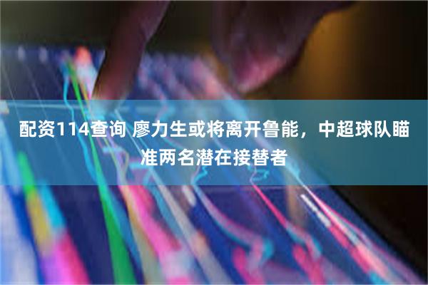 配资114查询 廖力生或将离开鲁能,中超球队瞄准两名潜在接替者