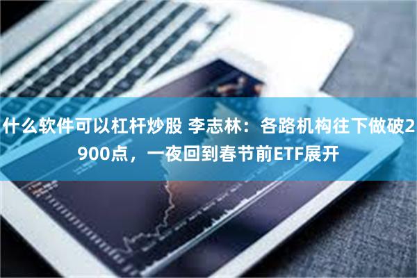 什么软件可以杠杆炒股 李志林：各路机构往下做破2900点，一夜回到春节前ETF展开