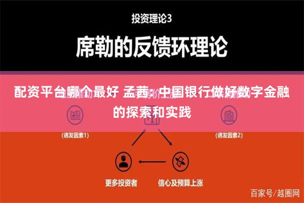 配资平台哪个最好 孟茜: 中国银行做好数字金融的探索和实践
