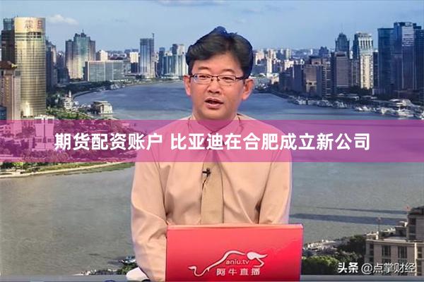 期货配资账户 比亚迪在合肥成立新公司