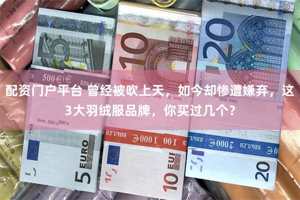 配资门户平台 曾经被吹上天，如今却惨遭嫌弃，这3大羽绒服品牌，你买过几个？