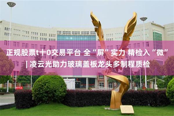 正规股票t十0交易平台 全“屏”实力 精检入“微” | 凌云光助力玻璃盖板龙头多制程质检