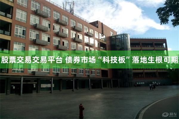 股票交易交易平台 债券市场“科技板”落地生根可期