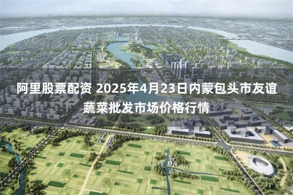 阿里股票配资 2025年4月23日内蒙包头市友谊蔬菜批发市场价格行情