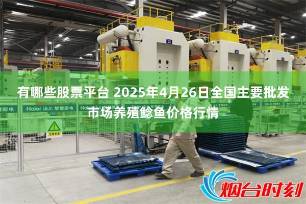 有哪些股票平台 2025年4月26日全国主要批发市场养殖鲶鱼价格行情
