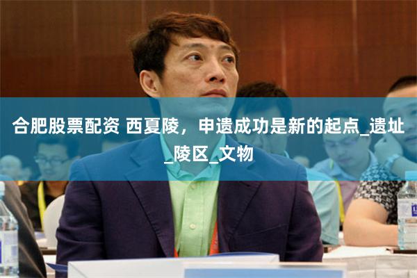 合肥股票配资 西夏陵，申遗成功是新的起点_遗址_陵区_文物