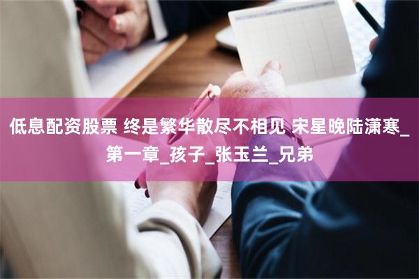 低息配资股票 终是繁华散尽不相见 宋星晚陆潇寒_第一章_孩子_张玉兰_兄弟