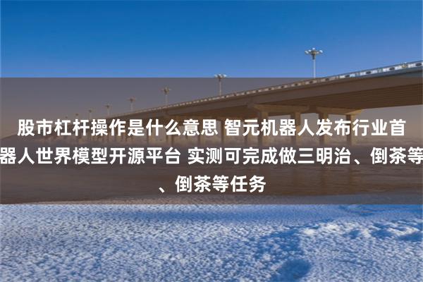 股市杠杆操作是什么意思 智元机器人发布行业首个机器人世界模型开源平台 实测可完成做三明治、倒茶等任务